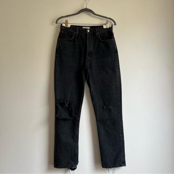 Agolde Riley Jeans in Contraband - Picture 4 of 16